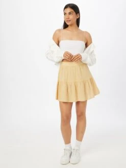 Vero Moda Mini Rokken Rok ANNABELLE Dames Geel -RokMode Verkoopwinkel 00e224fc278b134f2367154708595252