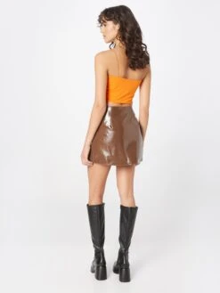 Abercrombie & Fitch Leren Rokken Rok Dames Karamel -RokMode Verkoopwinkel 01f3c574502d10fa8e7245d4423ecc6a