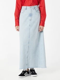 AGOLDE Maxi Rokken Rok Dames Lichtblauw -RokMode Verkoopwinkel 06018962eeaa8434c3e3d6e206635aae