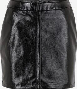 Vero Moda Petite Leren Rokken Rok VINYL Dames Zwart