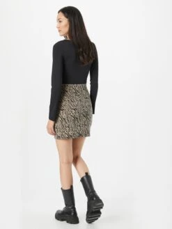 About You Mini Rokken Rok Lola Dames Beige / Zwart -RokMode Verkoopwinkel 182f14f9ad0308d112d3d3f2c3e87b6f