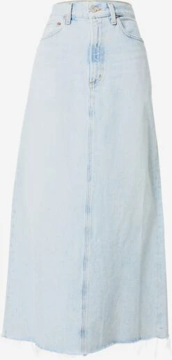 AGOLDE Maxi Rokken Rok Dames Lichtblauw