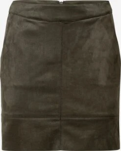 ONLY Leren Rokken Rok Julie Dames Donkergroen