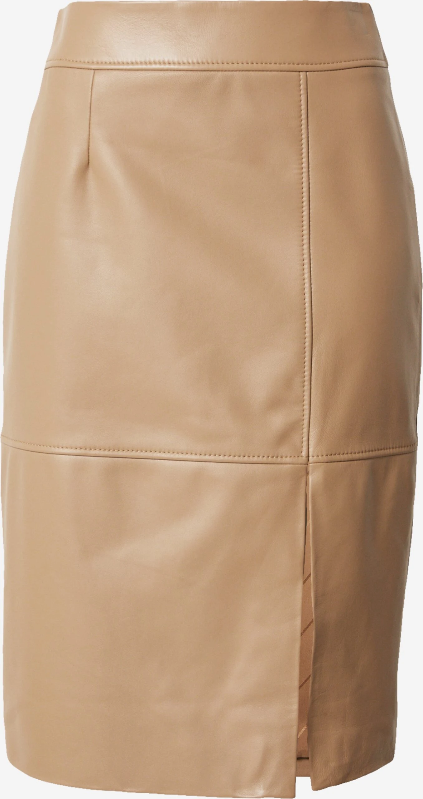 Leren Rokken Rok Setora Dames Sand 1 Leren Rokken Rok Setora Dames Sand