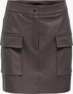 ONLY Leren Rokken Rok VERA Dames Aardetinten