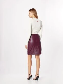 Leren Rokken Rok Cecilia Dames Donkerrood -RokMode Verkoopwinkel 3ceb530e18f4163a7a7105a563748a01