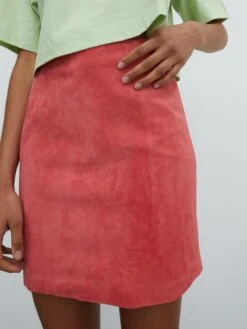 EDITED Leren Rokken Rok Celia Dames Pink -RokMode Verkoopwinkel 454b7c5bc45461ad3e42d52b114e6f4d