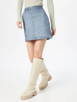 Vero Moda Leren Rokken Rok Donna Dina Dames Smoky Blue -RokMode Verkoopwinkel 47abfbab9ad31e102c28b6bec7665f2d