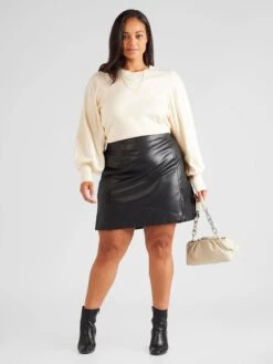 Leren Rokken Rok CLARA PENNY Dames Zwart -RokMode Verkoopwinkel 48f1278f706108b216d36b3ce4e88532