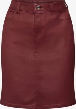 ESPRIT Leren Rokken Rok Dames Bordeaux