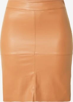 Vero Moda Leren Rokken Rok OLYMPIA Dames Sand