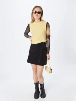 About You Mini Rokken Rok Sandy Dames Zwart -RokMode Verkoopwinkel 5118434fd545ba2a9ef9a122655ce71f