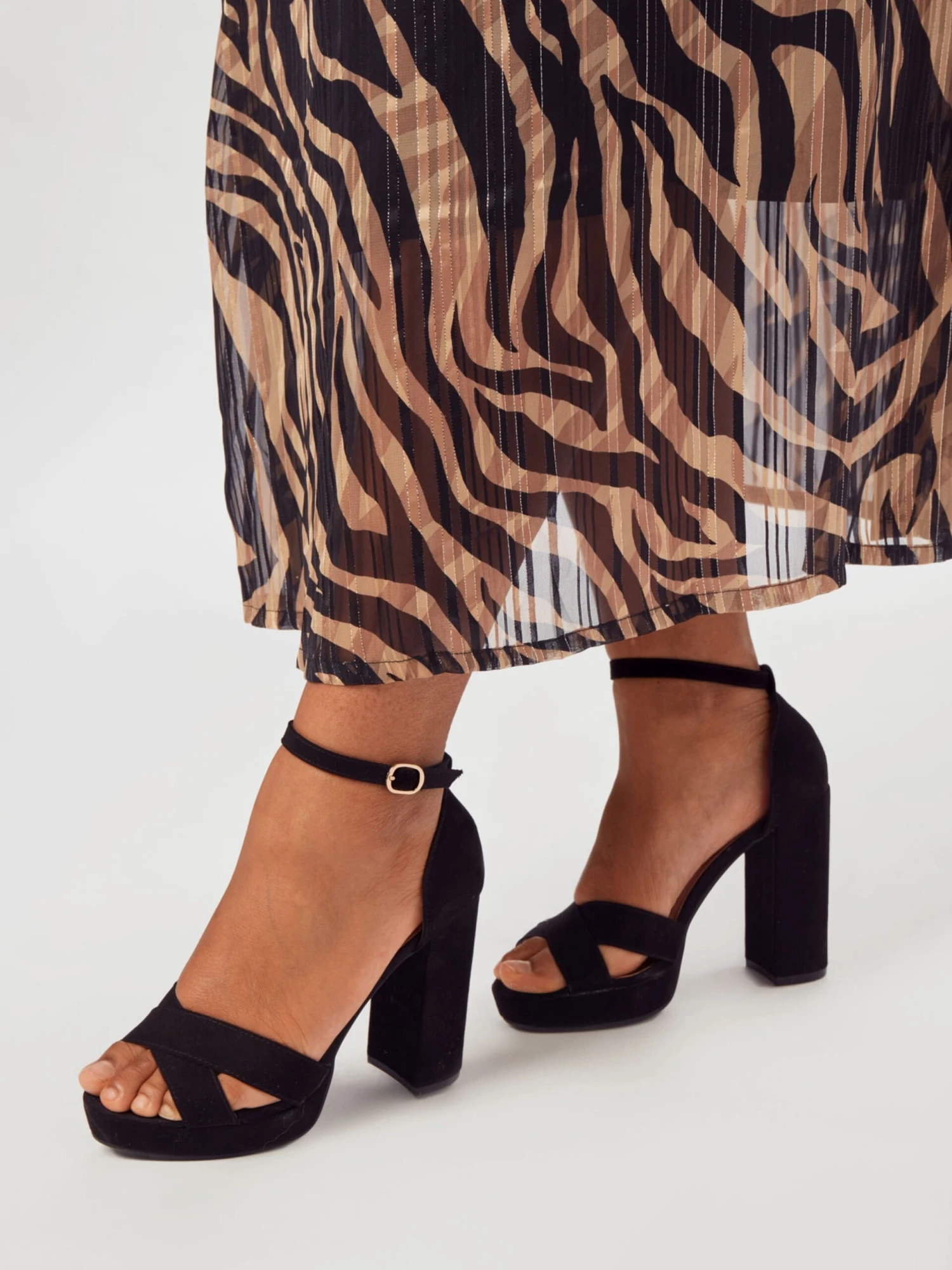 Maxi Rokken Rok VENKE Dames Bruin 2 Maxi Rokken Rok VENKE Dames Bruin - Afbeelding 2