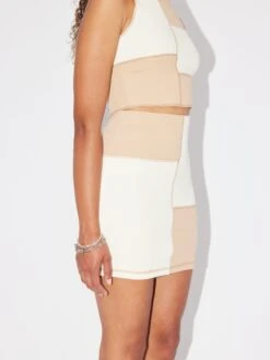 Mini Rokken Rok LAVINA Dames Ecru -RokMode Verkoopwinkel 6c46e0b3b1440b71732791f263bbf034