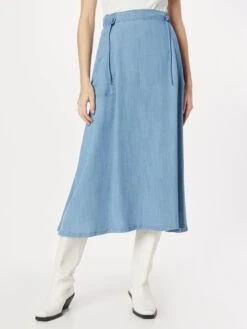 Masai Maxi Rokken Rok MASilje Dames Smoky Blue -RokMode Verkoopwinkel 7146acf8c45ddb45f4d395d4573c42be