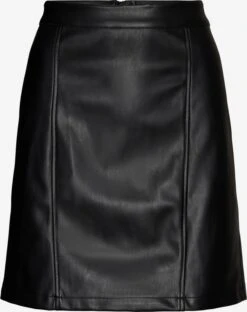 Vero Moda Leren Rokken Rok Sadie Dames Zwart