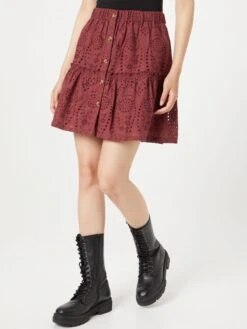 About You Mini Rokken Rok Isabella Dames Bordeaux -RokMode Verkoopwinkel 800596c8fc7f9855abdd60be29899733