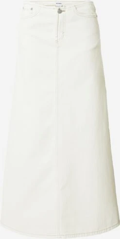 WEEKDAY Maxi Rokken Rok Anaheim Dames Wit
