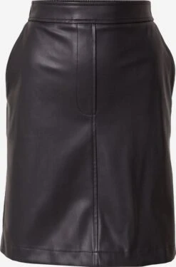 BOSS ORANGE Leren Rokken Rok Veruna Dames Zwart