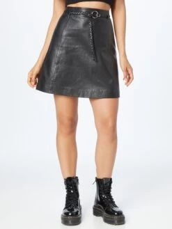 GIPSY Leren Rokken Rok Halie Dames Zwart -RokMode Verkoopwinkel 8ec4790a08e795cc30f636f6ef92d252