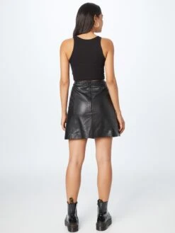 GIPSY Leren Rokken Rok Halie Dames Zwart -RokMode Verkoopwinkel a39e253997e0c7d6d08d932c99114150