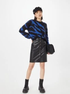 Fransa Leren Rokken Rok BELLIS Dames Zwart -RokMode Verkoopwinkel b101520a27c37f330c03886d4646d95f