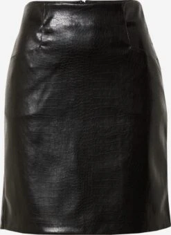 B.young Leren Rokken Rok DALINA Dames Zwart