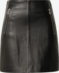 Hugo Leren Rokken Rok Losia Dames Zwart