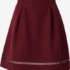 About You Mini Rokken Rok Loreen Dames Bordeaux