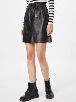 Oakwood Leren Rokken Rok ALBA Dames Zwart -RokMode Verkoopwinkel c64e4cc30b6f060645ab9a21e121ce0f