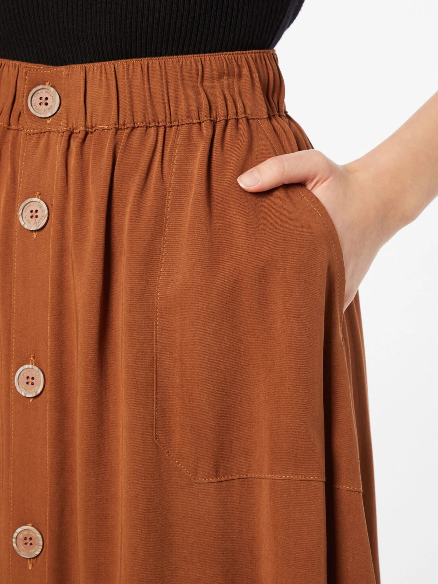 Iriedaily Maxi Rokken Rok Civic Dames Karamel 2 Iriedaily Maxi Rokken Rok Civic Dames Karamel - Afbeelding 2